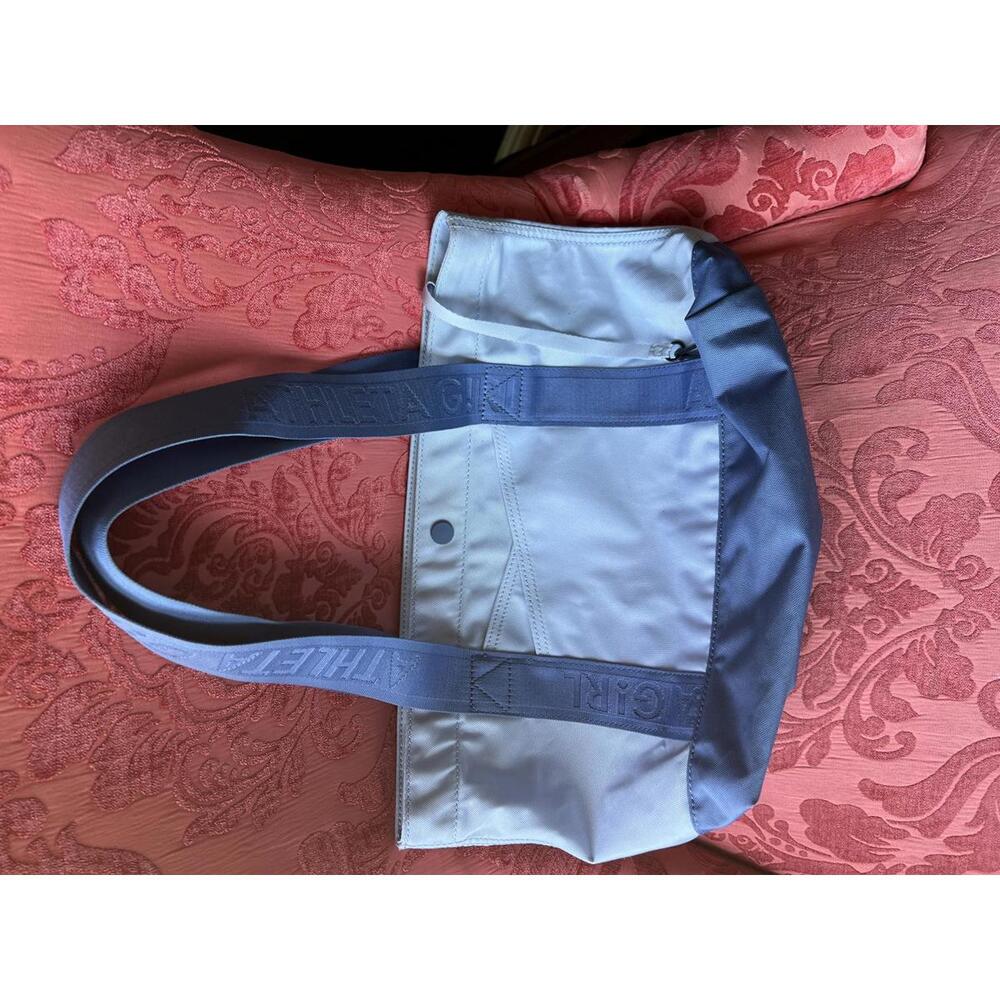 Athleta Girl Blue Tote Bag with Long Handles